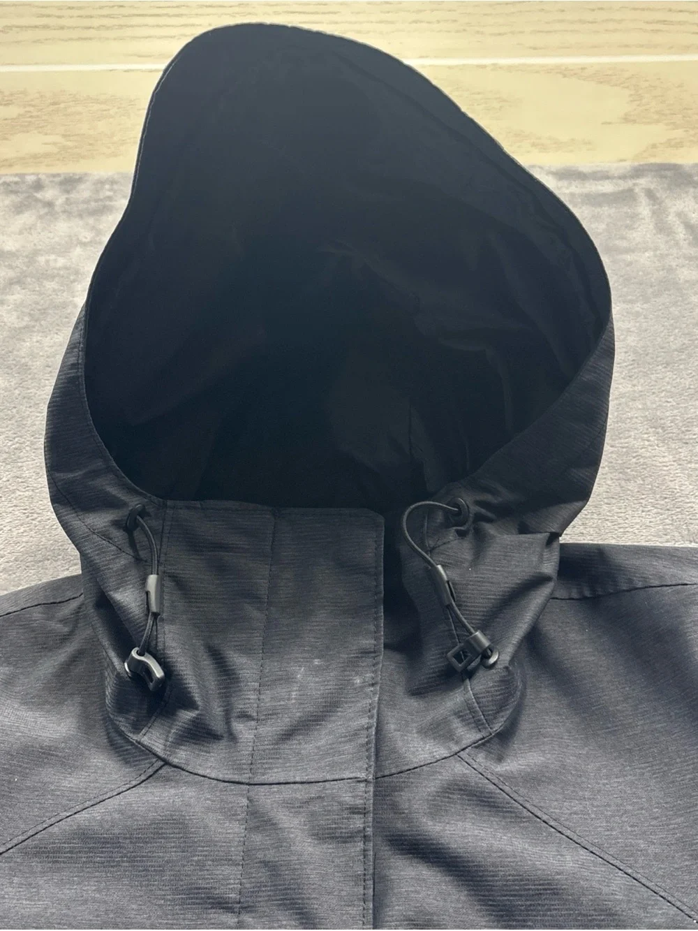 Columbia Black Women's Hooded Ski/ Rain Coat S